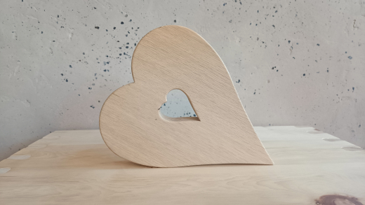 Holz-Herz "Eiche"